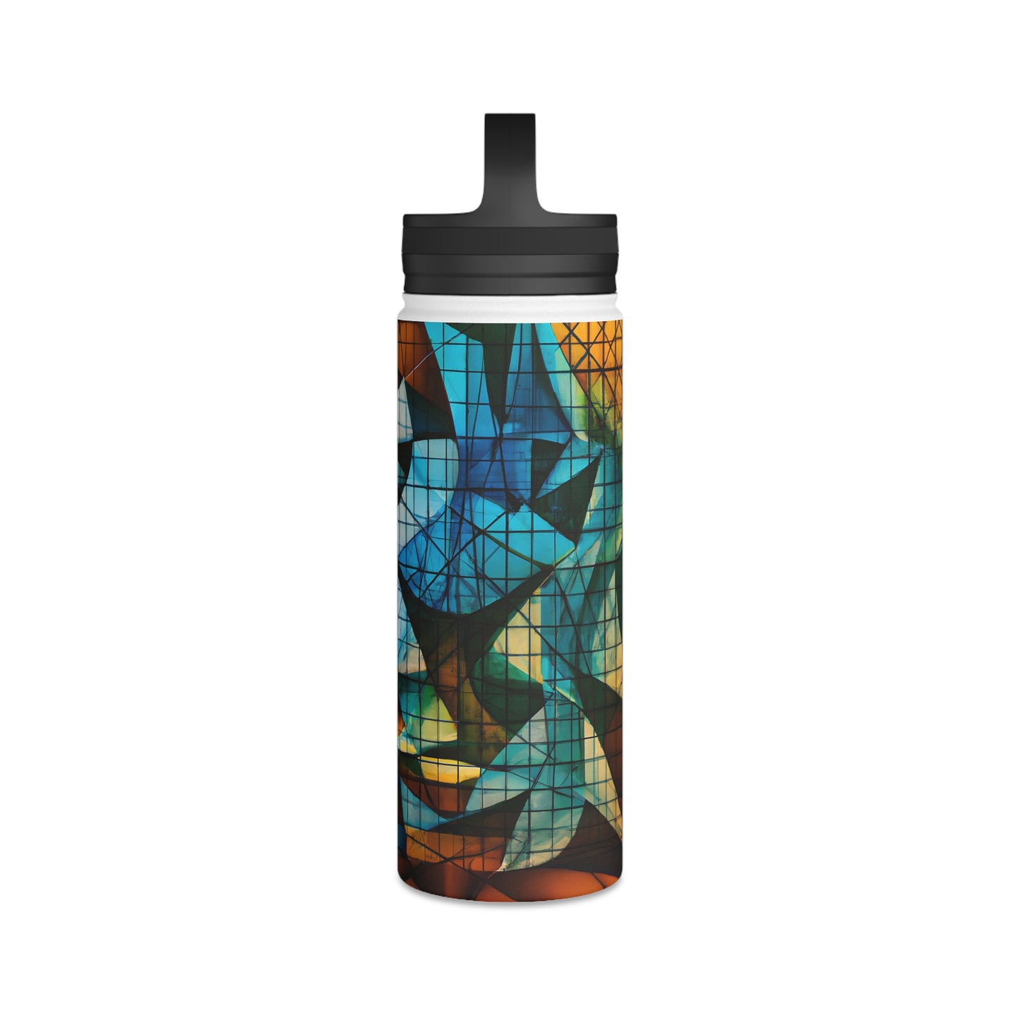 Janet Riggs - Applied Force, Abstractly - Stainless Steel Water Bottle