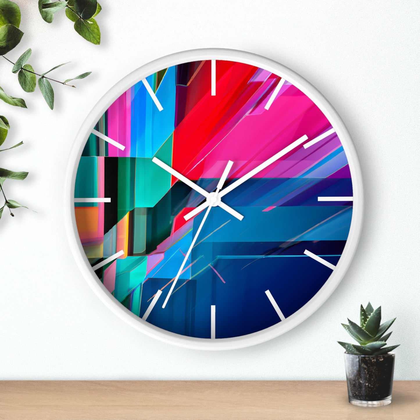 Helen Kaplan - Air Resistance Force, Abstractly - Wall Clock