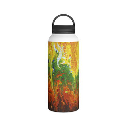 Frigivenium Crystal - Chemistry, Abstractly - Stainless Steel Water Bottle