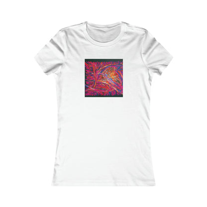 Solarian Crystal Prism - Neon, Abstractly - Ladies' Cut Tee