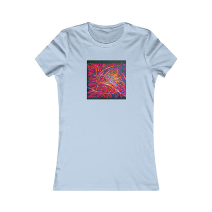 Solarian Crystal Prism - Neon, Abstractly - Ladies' Cut Tee