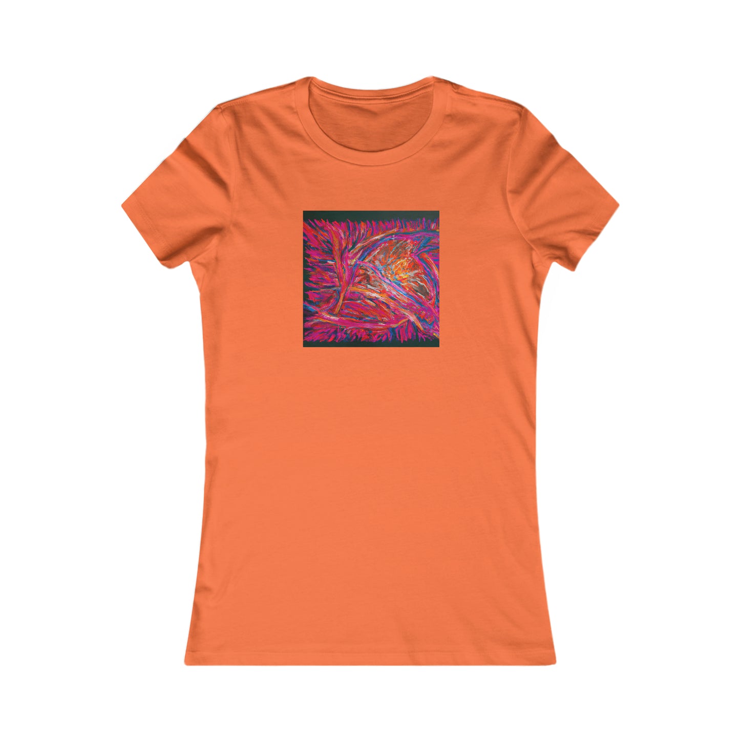 Solarian Crystal Prism - Neon, Abstractly - Ladies' Cut Tee