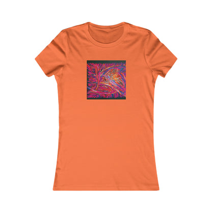 Solarian Crystal Prism - Neon, Abstractly - Ladies' Cut Tee