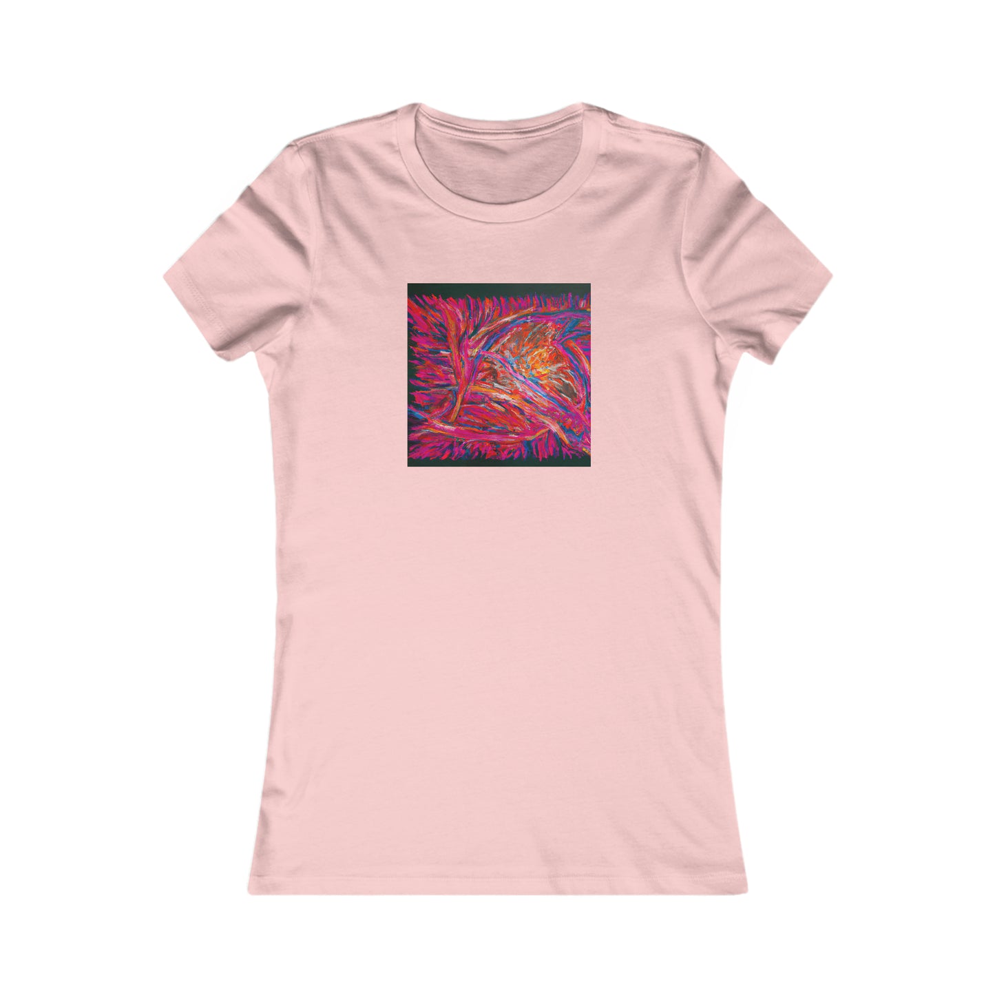 Solarian Crystal Prism - Neon, Abstractly - Ladies' Cut Tee