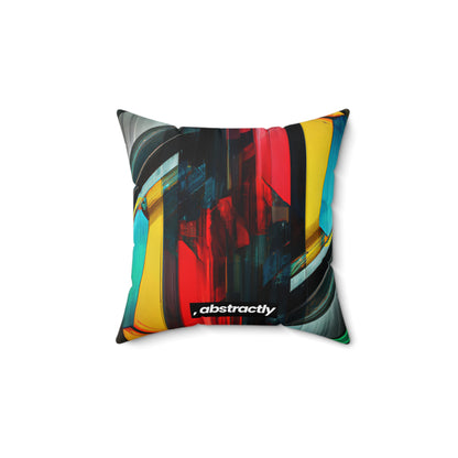 Walter Fiedler - Strong Force, Abstractly - Faux Suede Throw Pillow