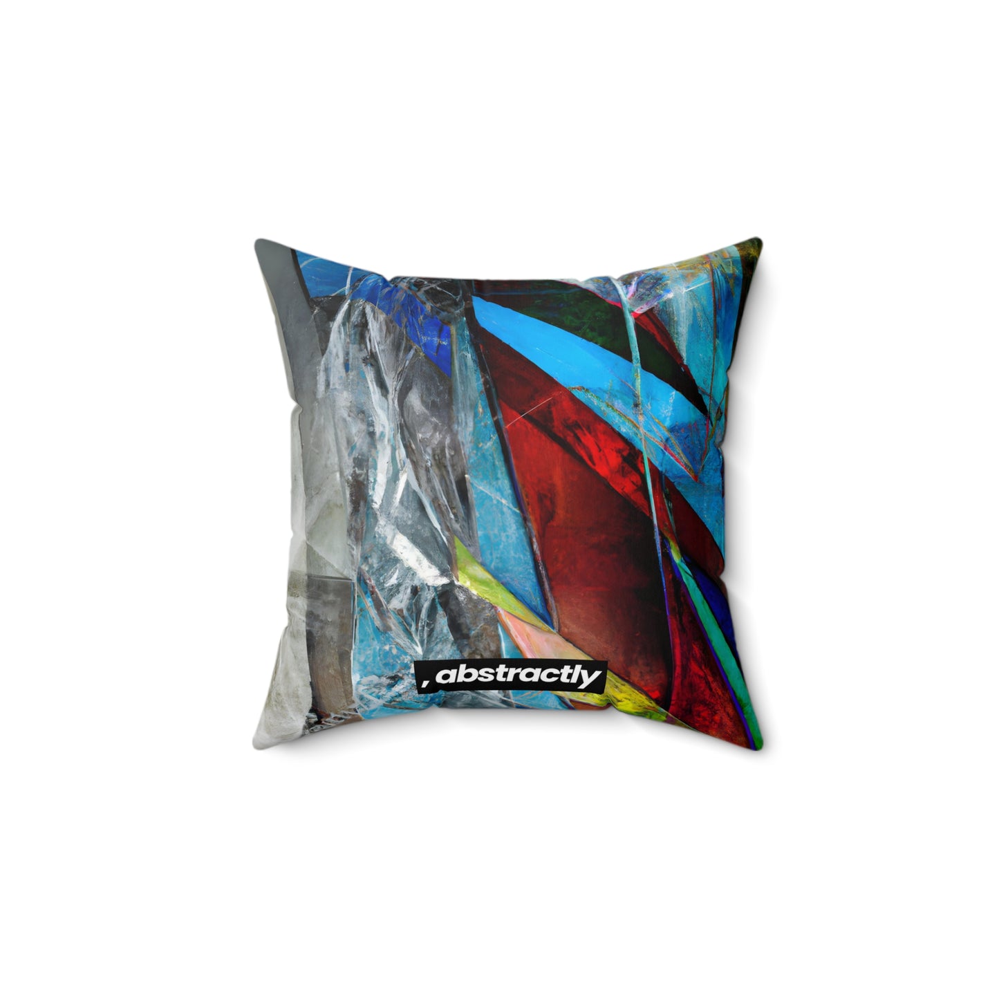 Miles Caldwell - Friction Force, Abstractly - Faux Suede Throw Pillow