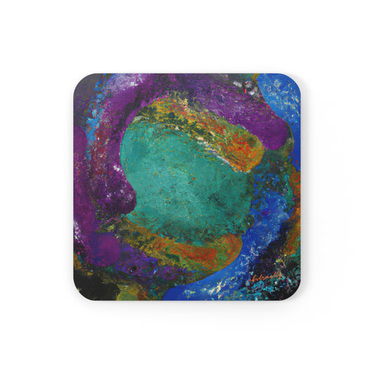 Starfire Aluminide - Chemistry, Abstractly - Corkwood Coaster Set of 4