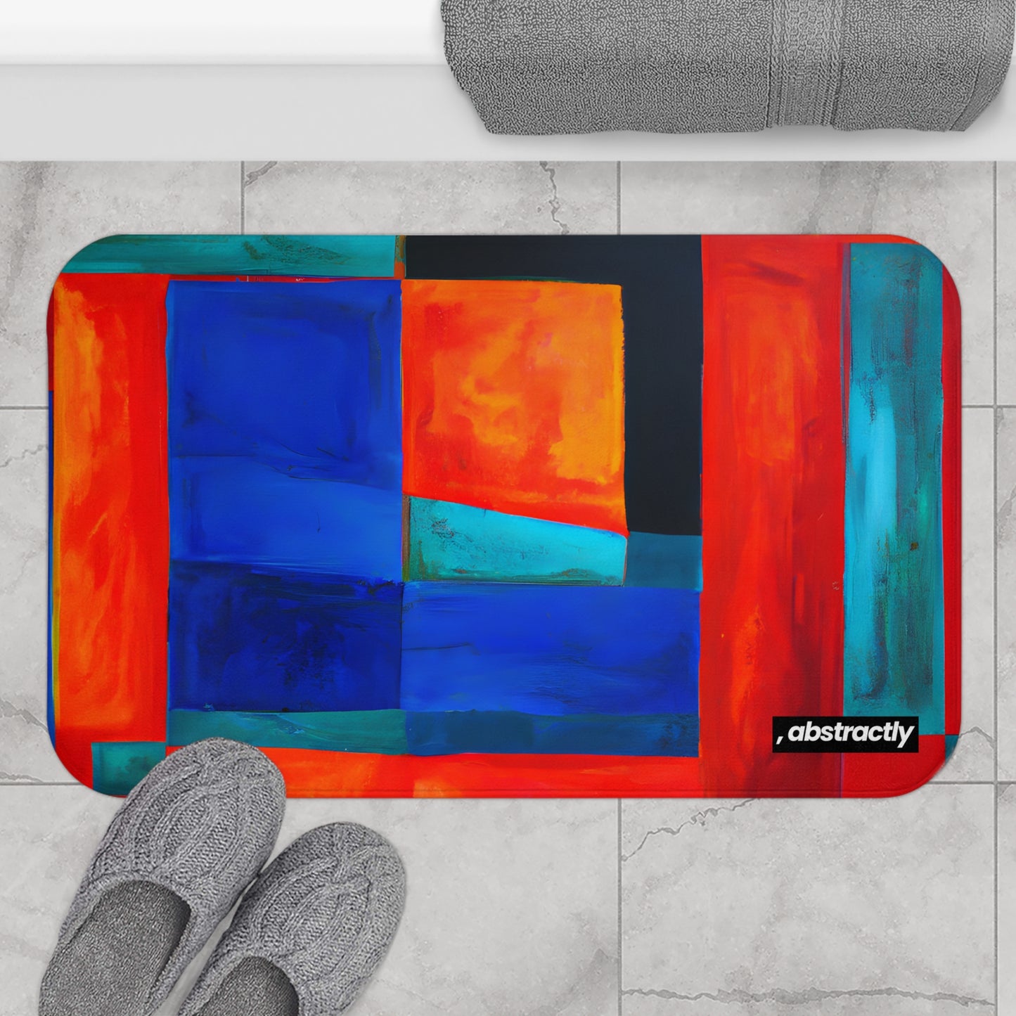 Quasarite Crystalloid - Silicon, Abstractly - Bath Mat