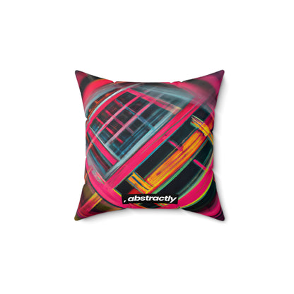 Harold Weinberg - Normal Force, Abstractly - Faux Suede Throw Pillow