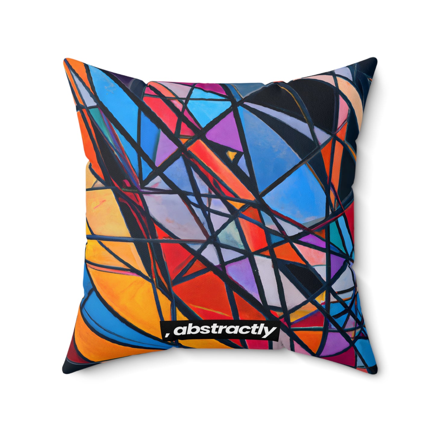 Felix Thornton - Gravity Force, Abstractly - Faux Suede Throw Pillow