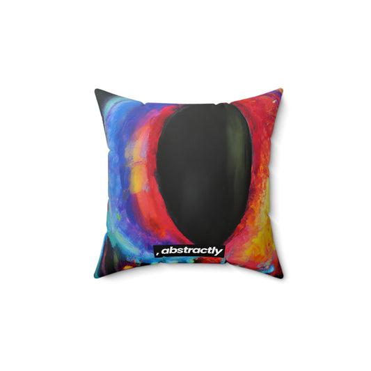 Luminoxydium Crystal - Chemistry, Abstractly - Faux Suede Throw Pillow