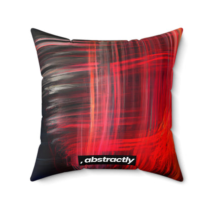 Veronica Chamberlain - Weak Force, Abstractly - Faux Suede Throw Pillow