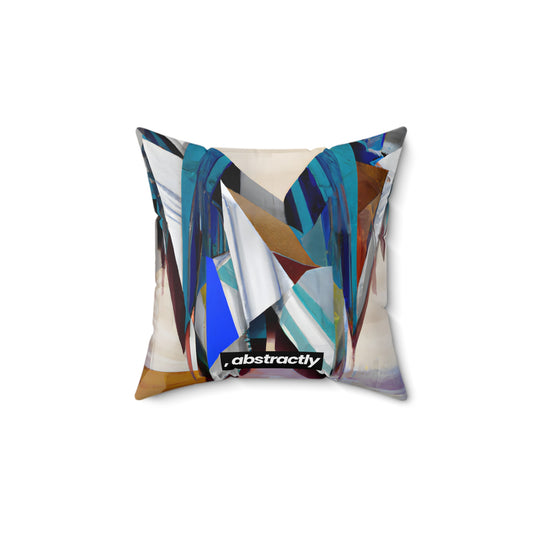 Natalie Henrickson - Weak Force, Abstractly - Faux Suede Throw Pillow