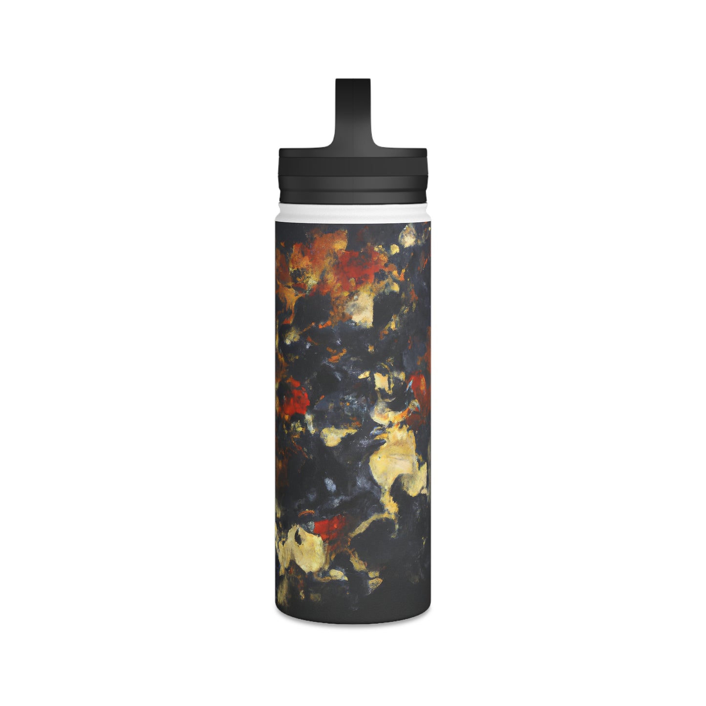 Neonexium Crystal - Chemistry, Abstractly - Stainless Steel Water Bottle