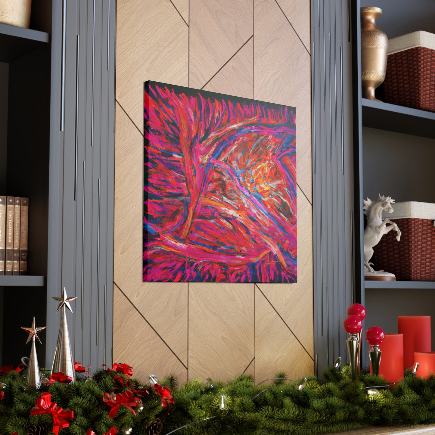 Solarian Crystal Prism - Neon, Abstractly - Canvas