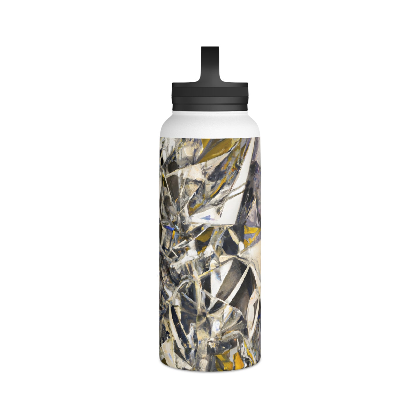 Donald Simmons - Friction Force, Abstractly - Stainless Steel Water Bottle