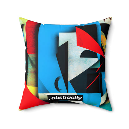 Isobel Farnsworth - Weak Force, Abstractly - Faux Suede Throw Pillow