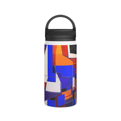 Margot Chamberlain - Friction Force, Abstractly - Stainless Steel Water Bottle