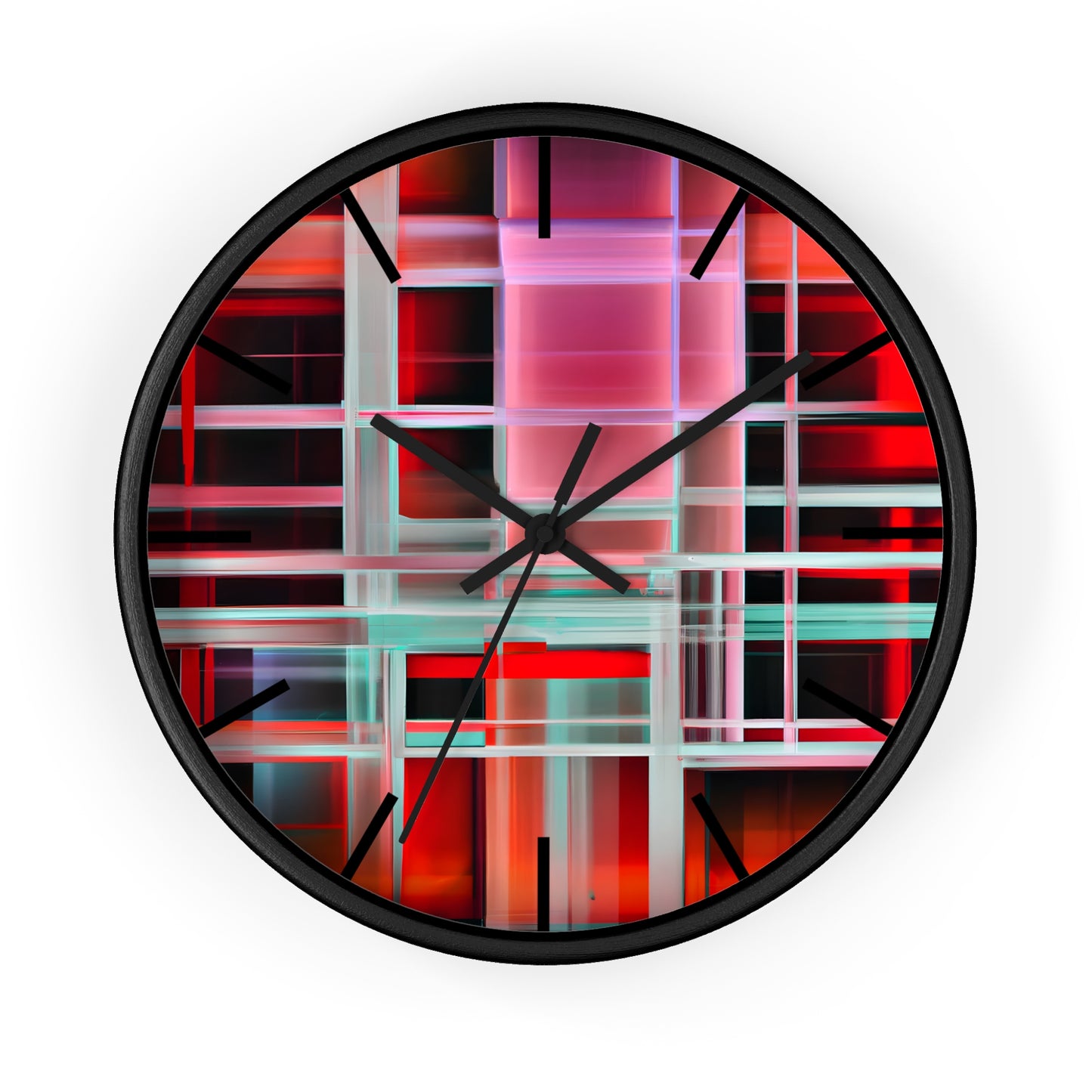 Alexandra Gunderson - Magnetic Force, Abstractly - Wall Clock