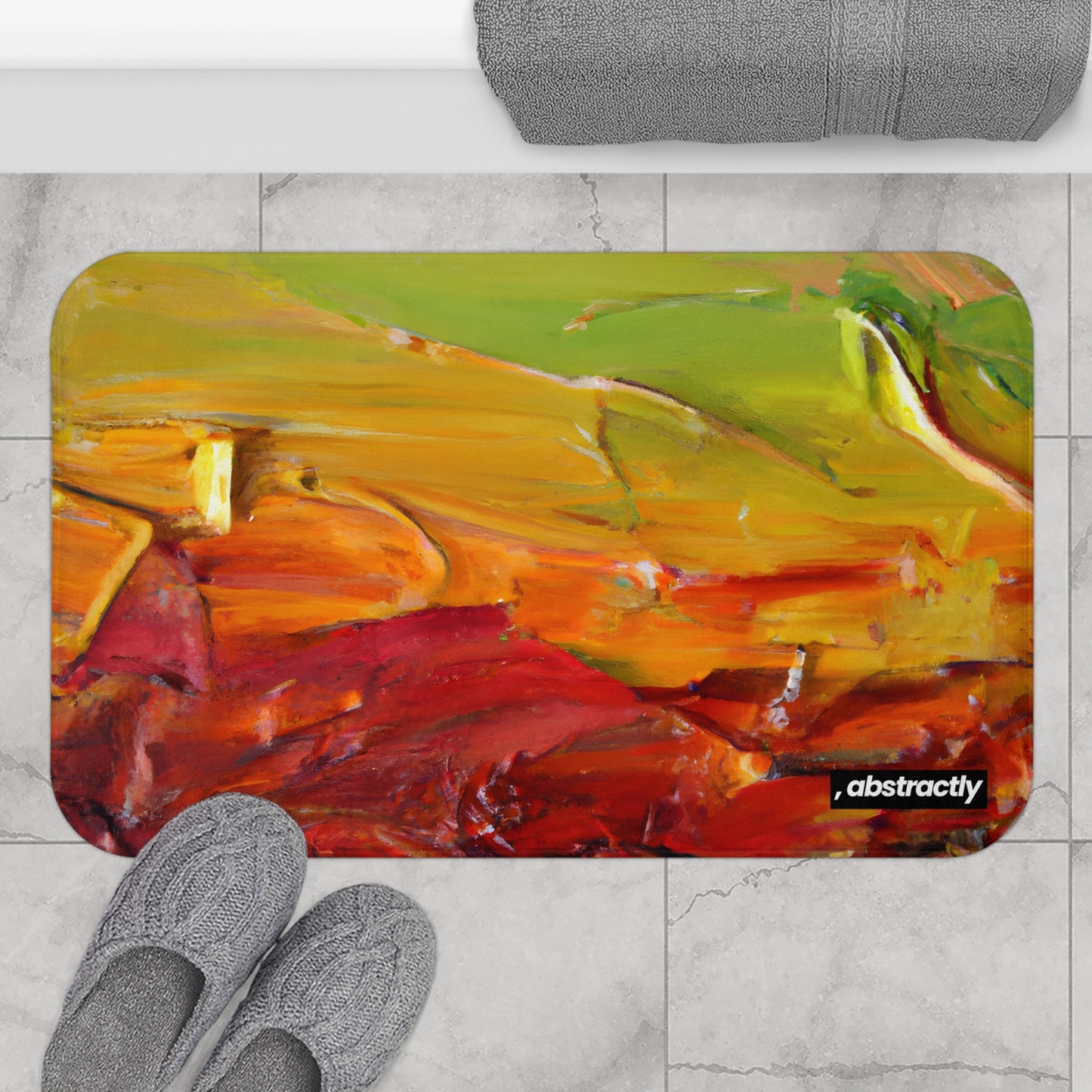 Quantum Crystalinium - Manganese, Abstractly - Bath Mat