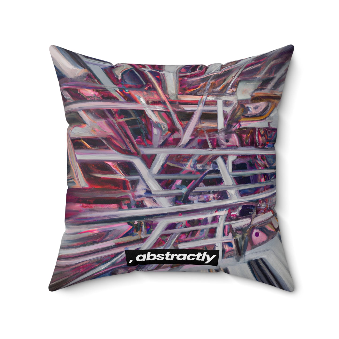 Francis Thorne - Normal Force, Abstractly - Faux Suede Throw Pillow