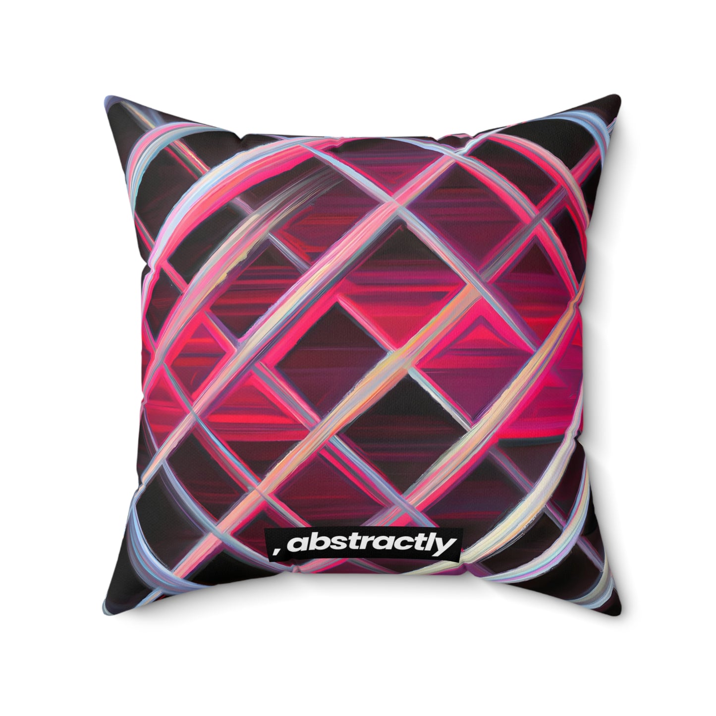 Dale Horowitz - Spring Force, Abstractly - Faux Suede Throw Pillow