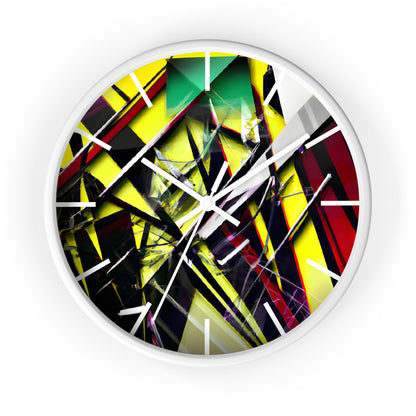 Audrey Rasmussen - Applied Force, Abstractly - Wall Clock