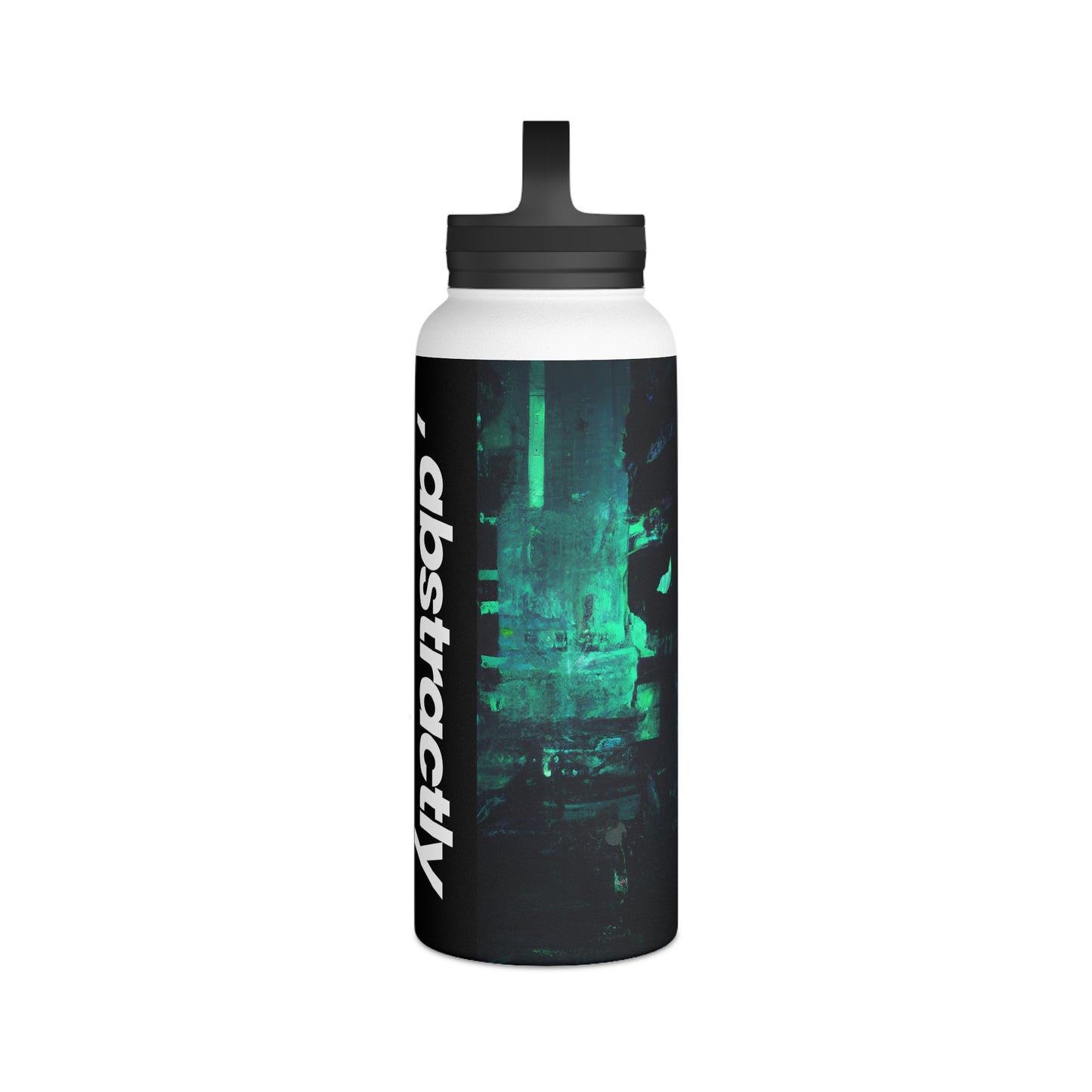 Fiscal Integrity - Liquidity, Abstractly - Stainless Steel Water Bottle