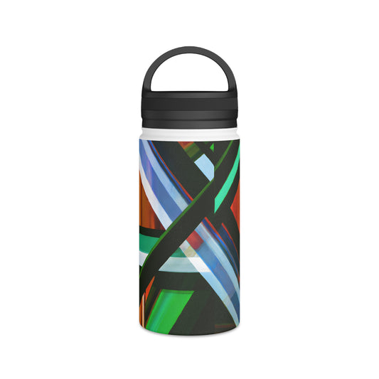 Chester Strauss - Friction Force, Abstractly - Stainless Steel Water Bottle