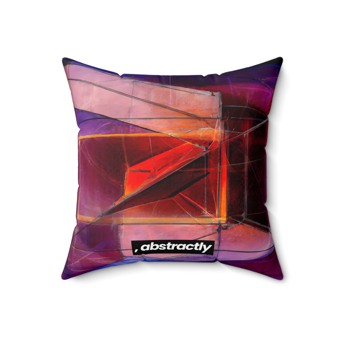 Margaret Hollis - Strong Force, Abstractly - Faux Suede Throw Pillow