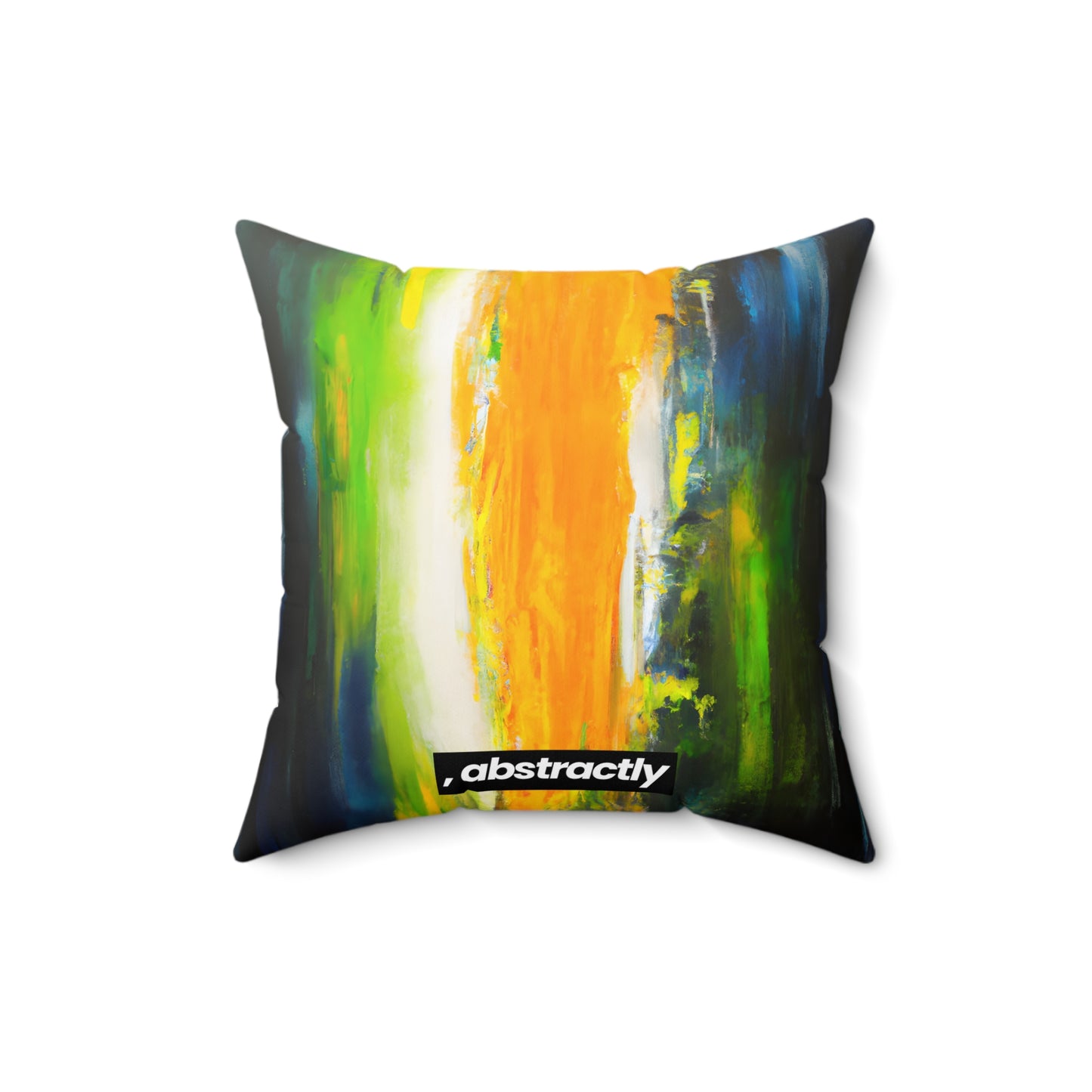 Aetherium Oxide - Fluorine, Abstractly - Faux Suede Throw Pillow