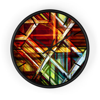 Aurelia Reynolds - Applied Force, Abstractly - Wall Clock