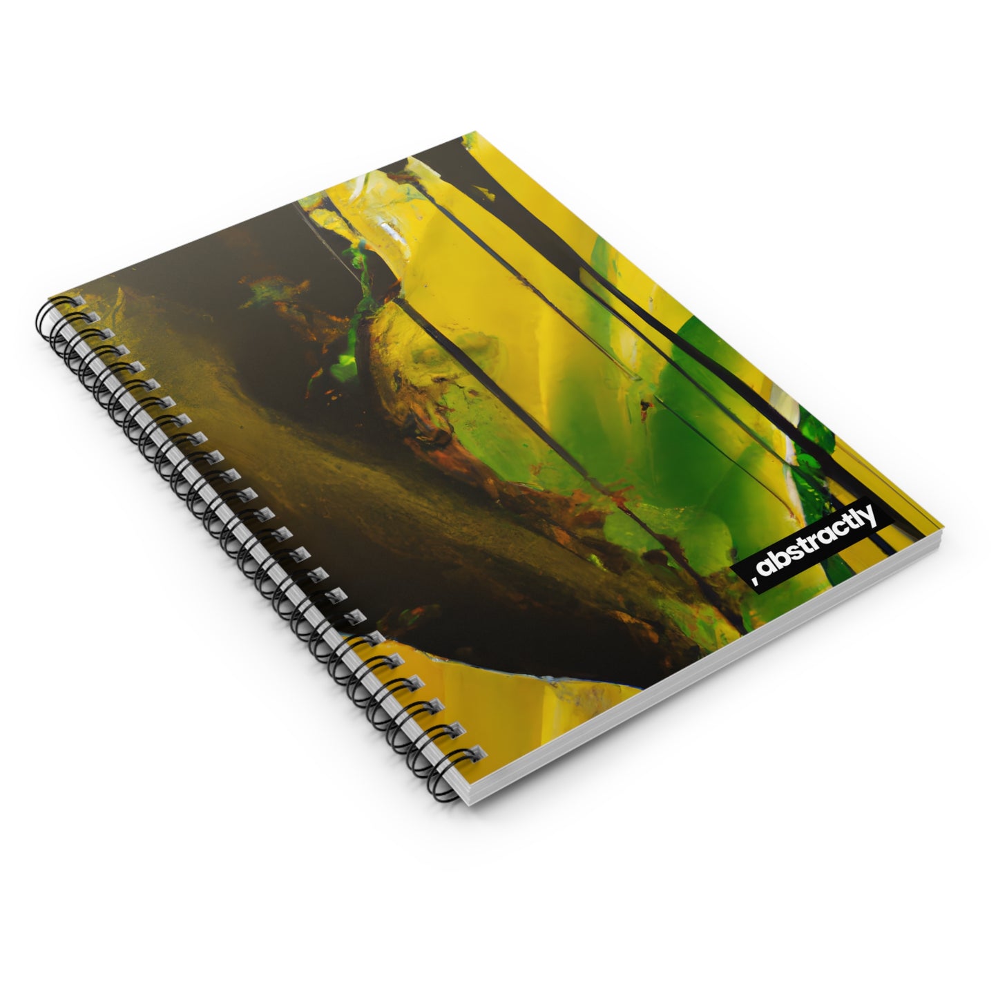 Quantum Aurelia Stone - Oxygen, Abstractly - Spiral Notebook