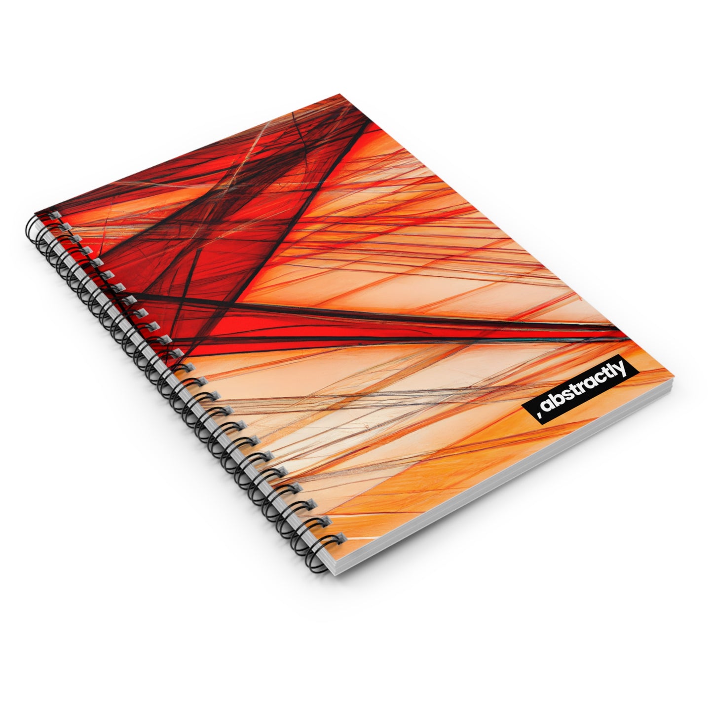 Ellis Rothman - Magnetic Force, Abstractly - Spiral Notebook