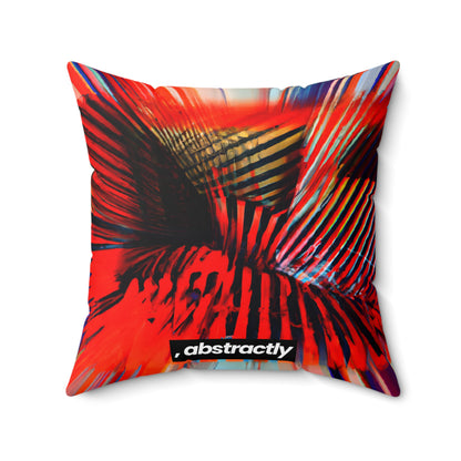 Oliver Maddox - Air Resistance Force, Abstractly - Faux Suede Throw Pillow