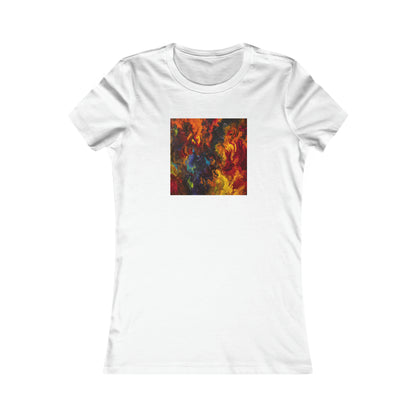 Herrmannite Fusionium - Chemistry, Abstractly - Ladies' Cut Tee