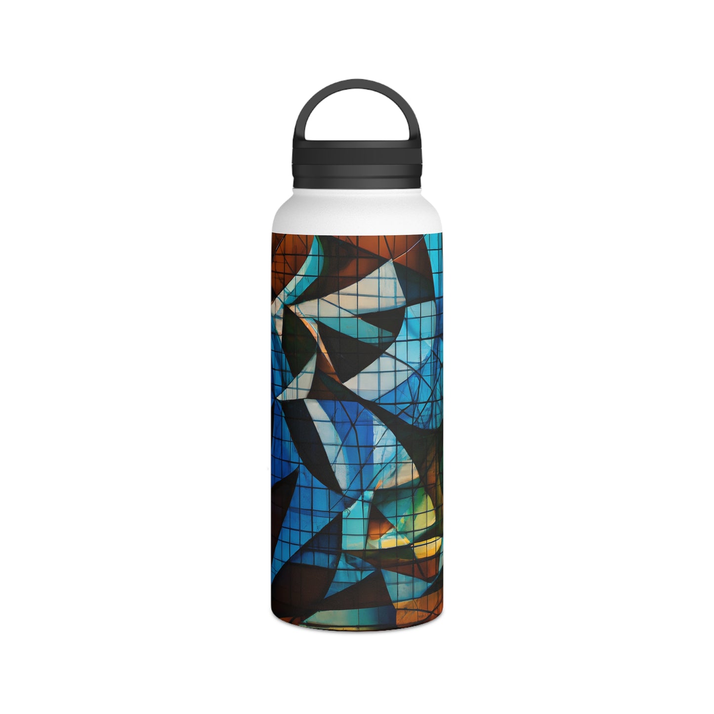 Janet Riggs - Applied Force, Abstractly - Stainless Steel Water Bottle