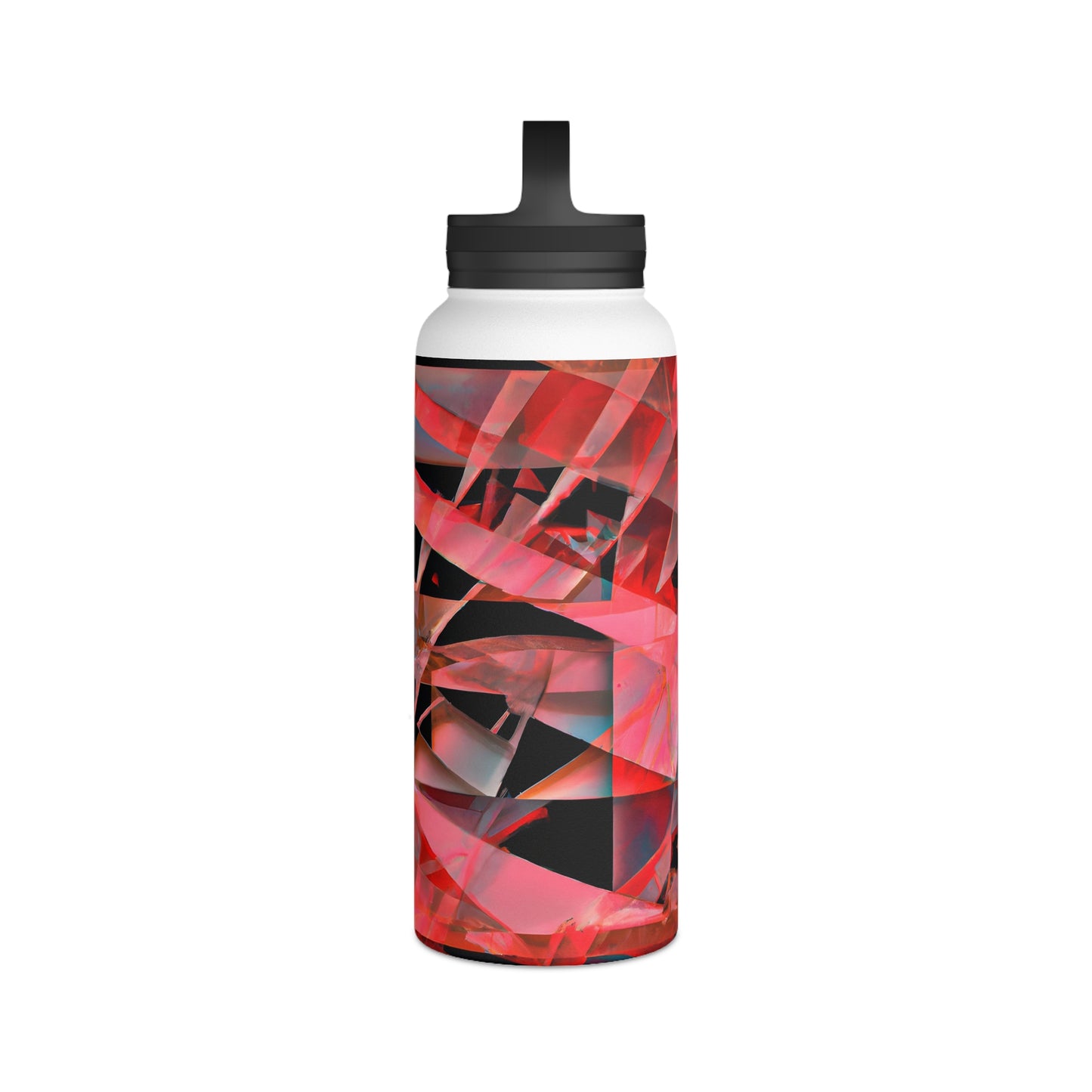 Adrian Strauss - Electric Force, Abstractly - Stainless Steel Water Bottle