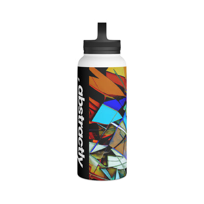 Adrianne Lehmann - Electric Force, Abstractly - Stainless Steel Water Bottle