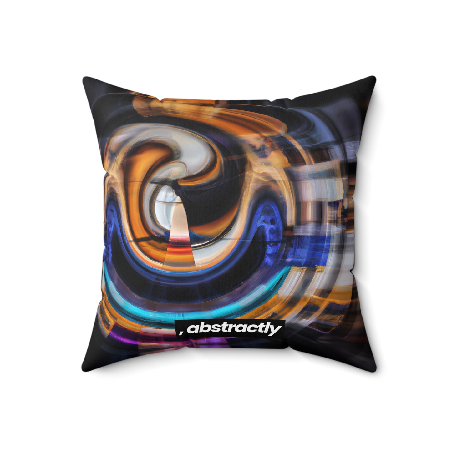 Patricia Sagan - Weak Force, Abstractly - Faux Suede Throw Pillow