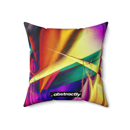 Margaret Sinclair - Electromagnetic Force, Abstractly - Faux Suede Throw Pillow