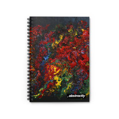 Frostfire Neonium - Chemistry, Abstractly - Spiral Notebook