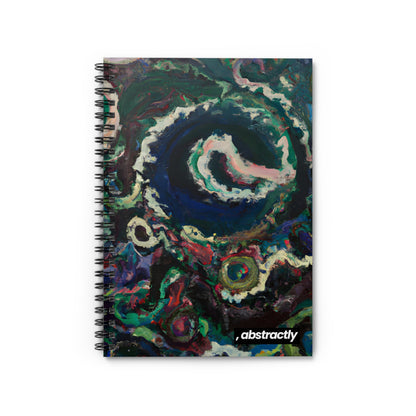 Stellar Silverinium - Chemistry, Abstractly - Spiral Notebook