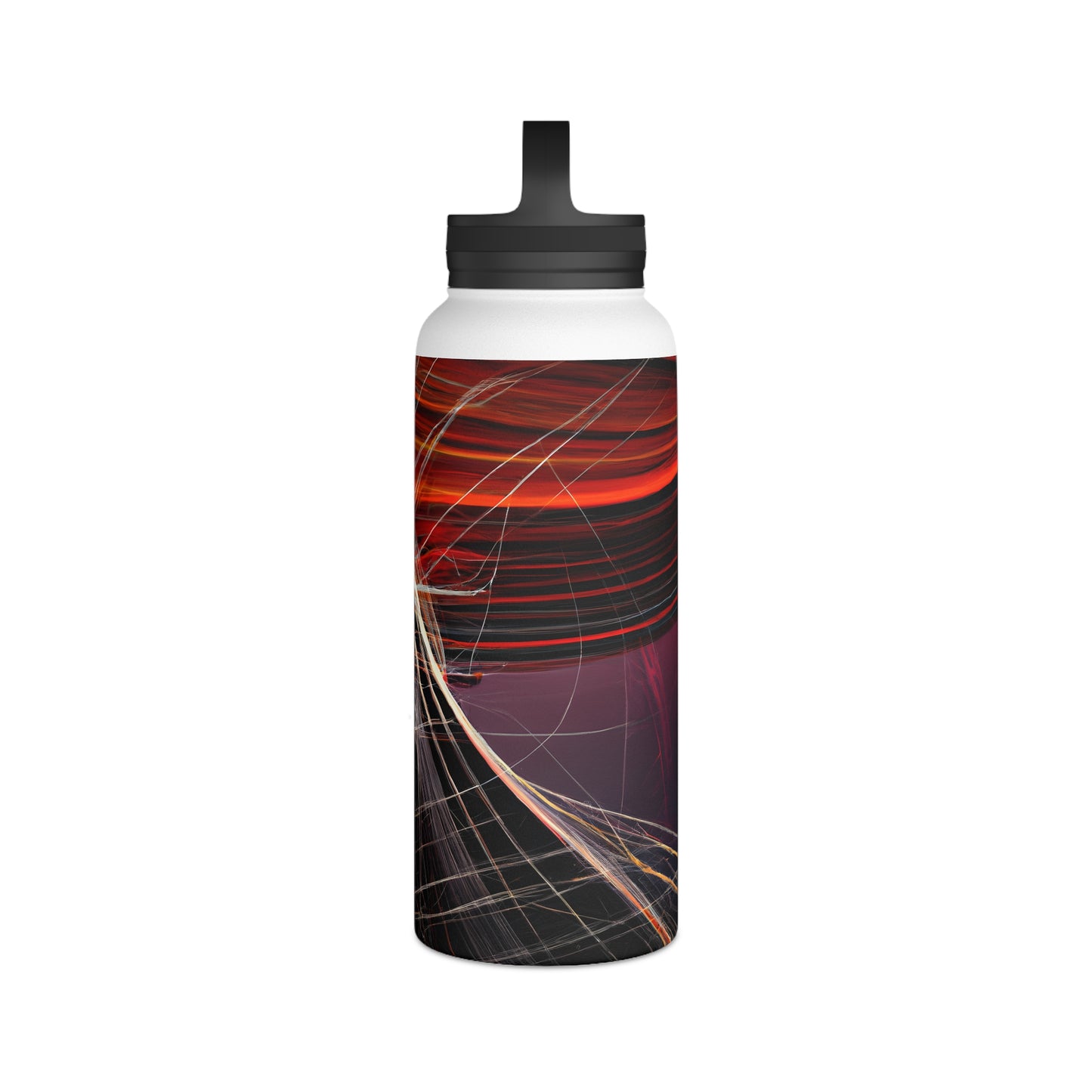 Amelia Sommerfield - Magnetic Force, Abstractly - Stainless Steel Water Bottle