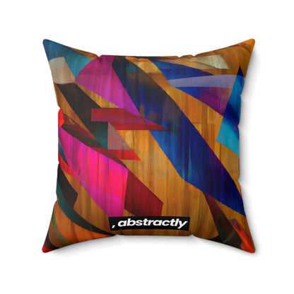 Mildred Thompson - Weak Force, Abstractly - Faux Suede Throw Pillow