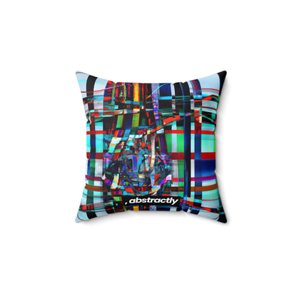 Lorenzo Griffin - Strong Force, Abstractly - Faux Suede Throw Pillow