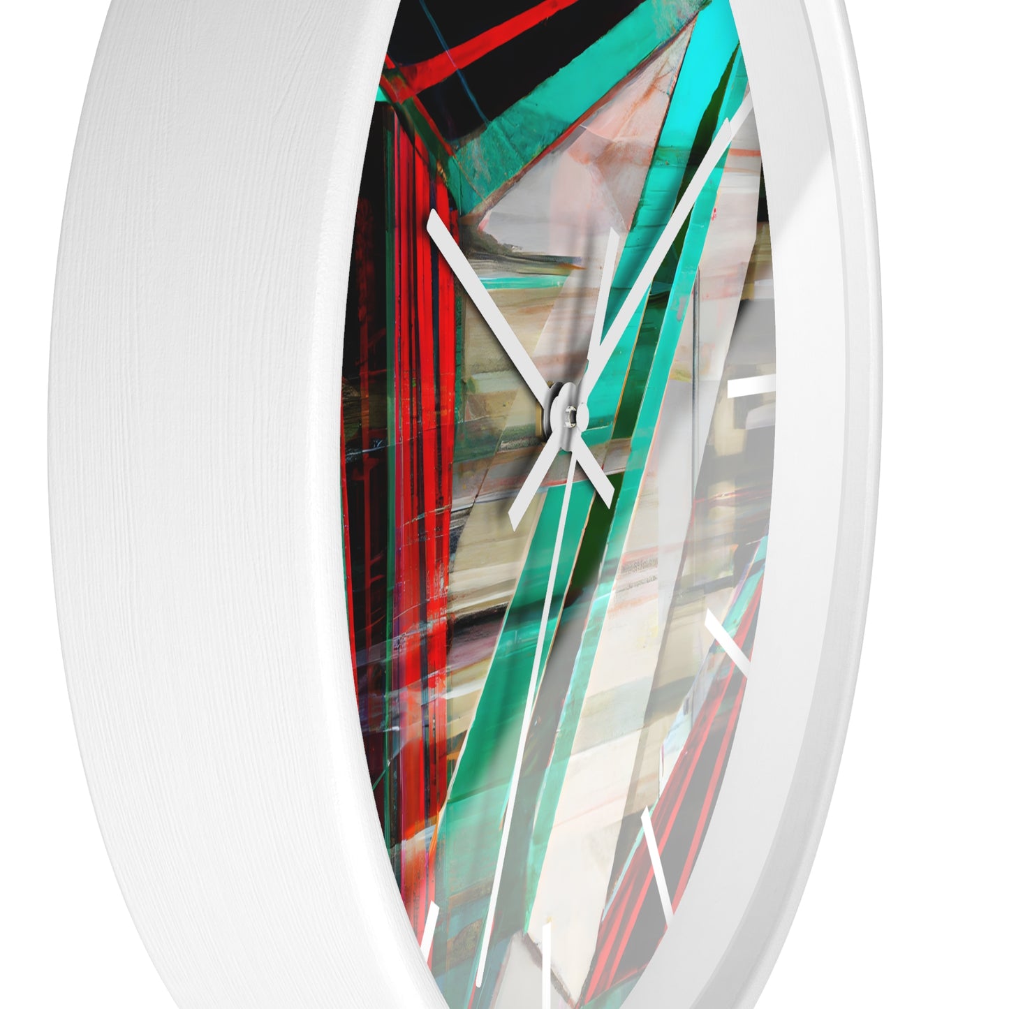 Bonnie Rosenbaum - Electric Force, Abstractly - Wall Clock