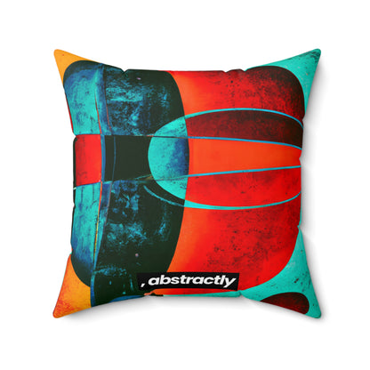 Lyle Ackerman - Normal Force, Abstractly - Faux Suede Throw Pillow