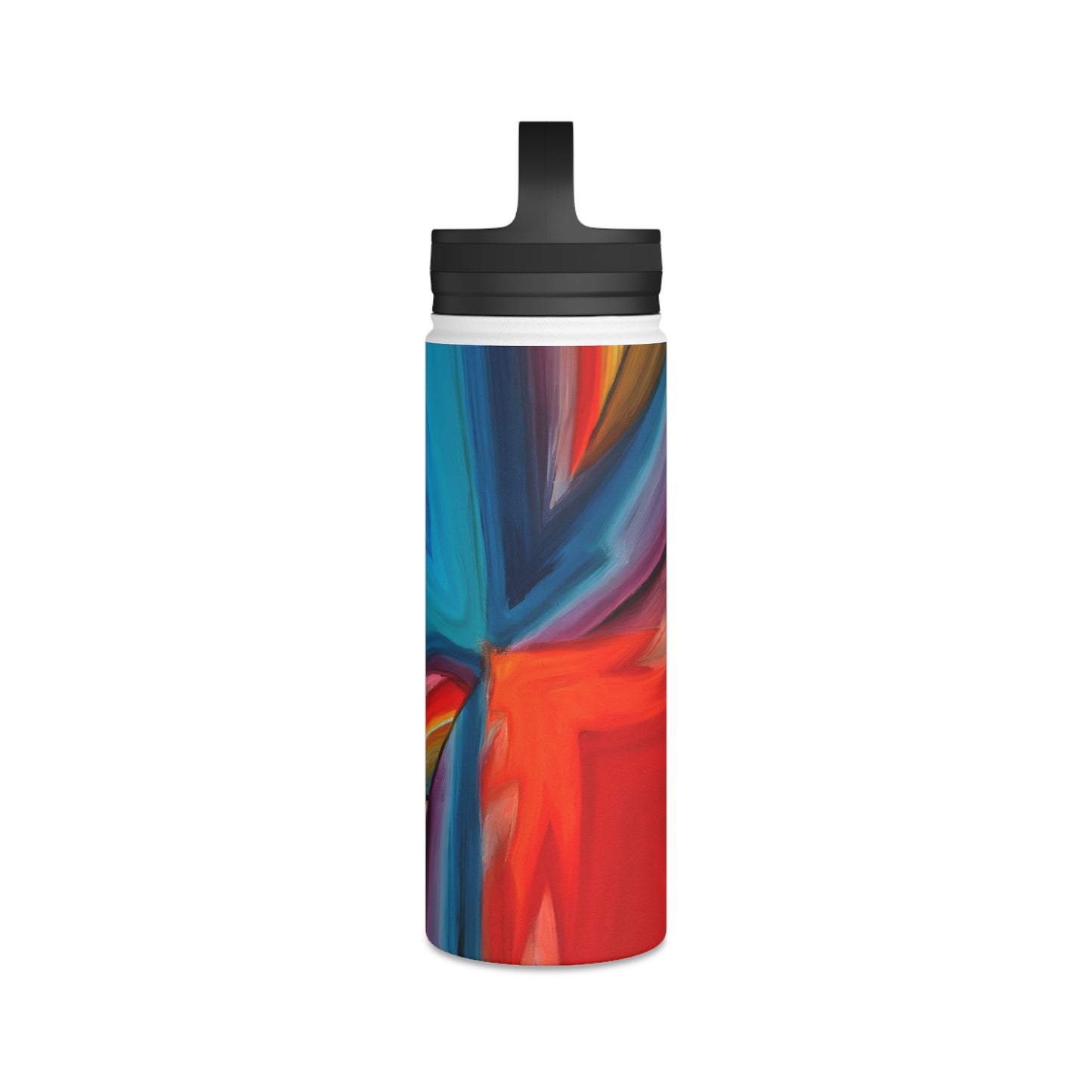 Barbara Fitzpatrick - Magnetic Force, Abstractly - Stainless Steel Water Bottle