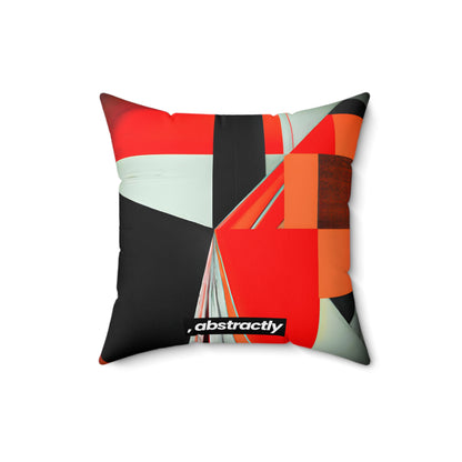 Julia Blackburn - Weak Force, Abstractly - Faux Suede Throw Pillow